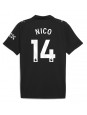 Manchester City Nico Gonzalez #14 Replika Borta Kläder 2025-26 Kortärmad